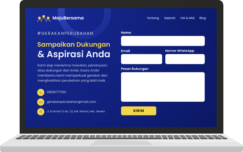 jasa pembuatan website organisasi